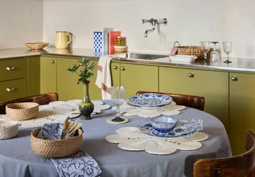 Elin individual de mesa anemone Ø40 cm - White - Dixie