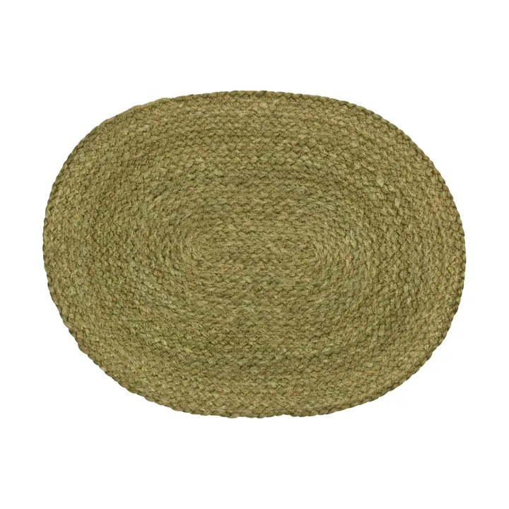 Elin individual de mesa oval - Abacate - Dixie