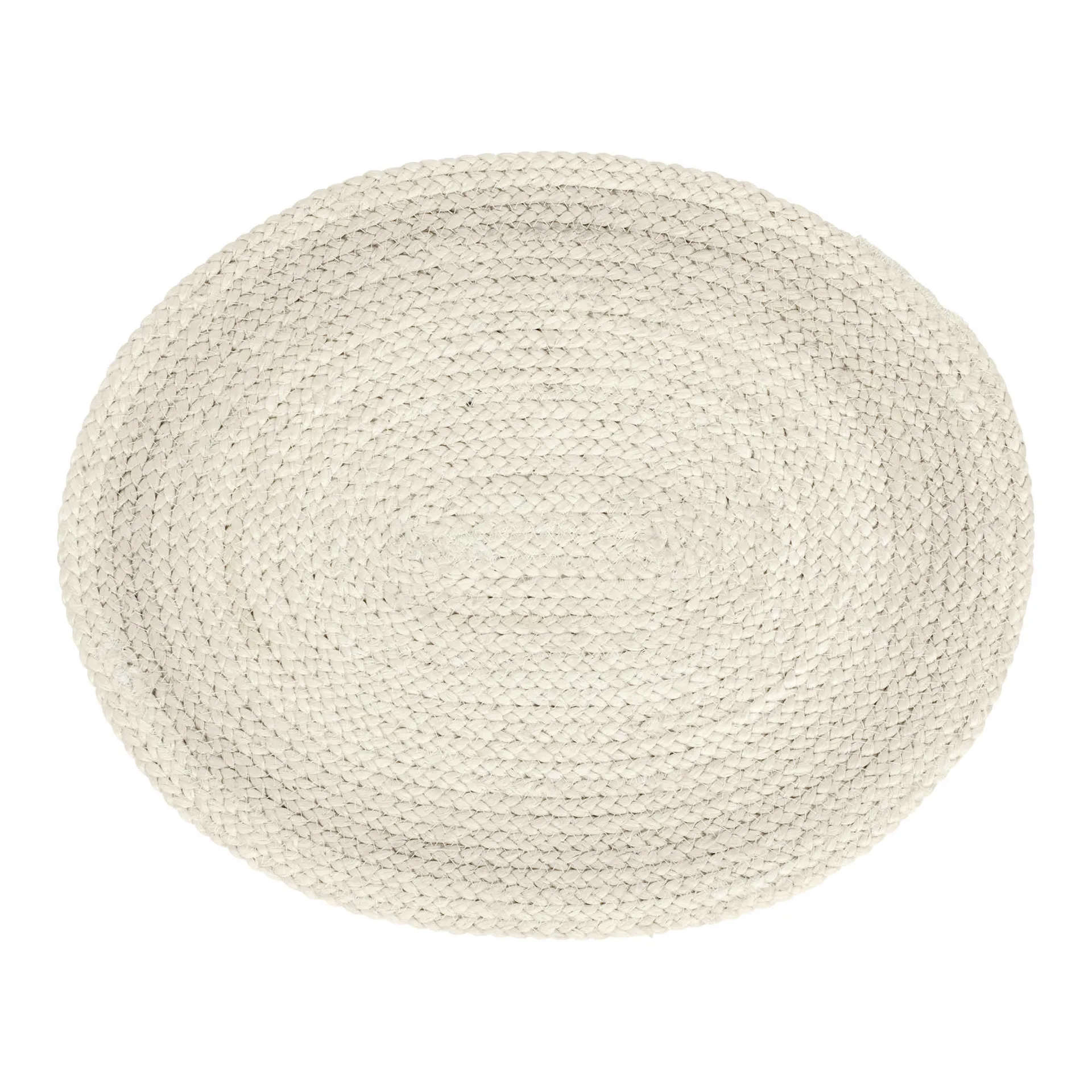 Individual de mesa Braided oval, ivory Dixie