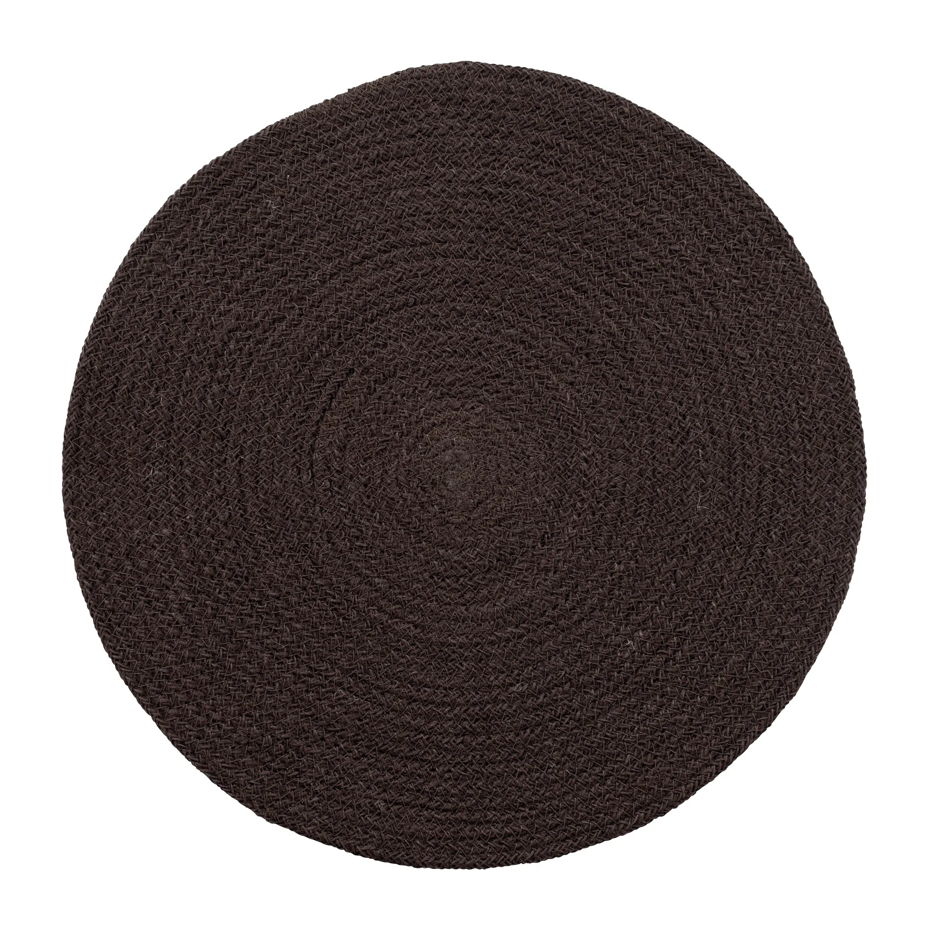 Individual de mesa Ella Ø38 cm, Preto-castanho Dixie