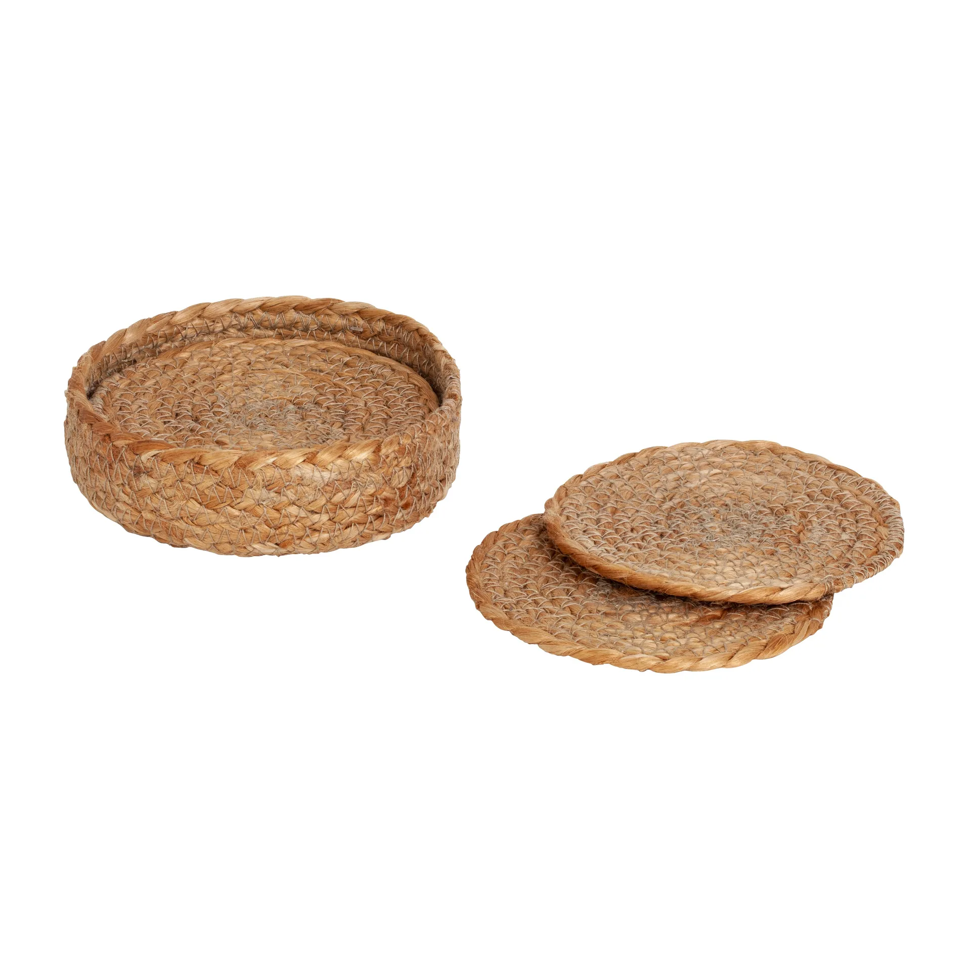 Individual Elin Ø10,5 cm 6-unidades, Natural Dixie