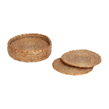 Individual Elin Ø10,5 cm 6-unidades - Natural - Dixie