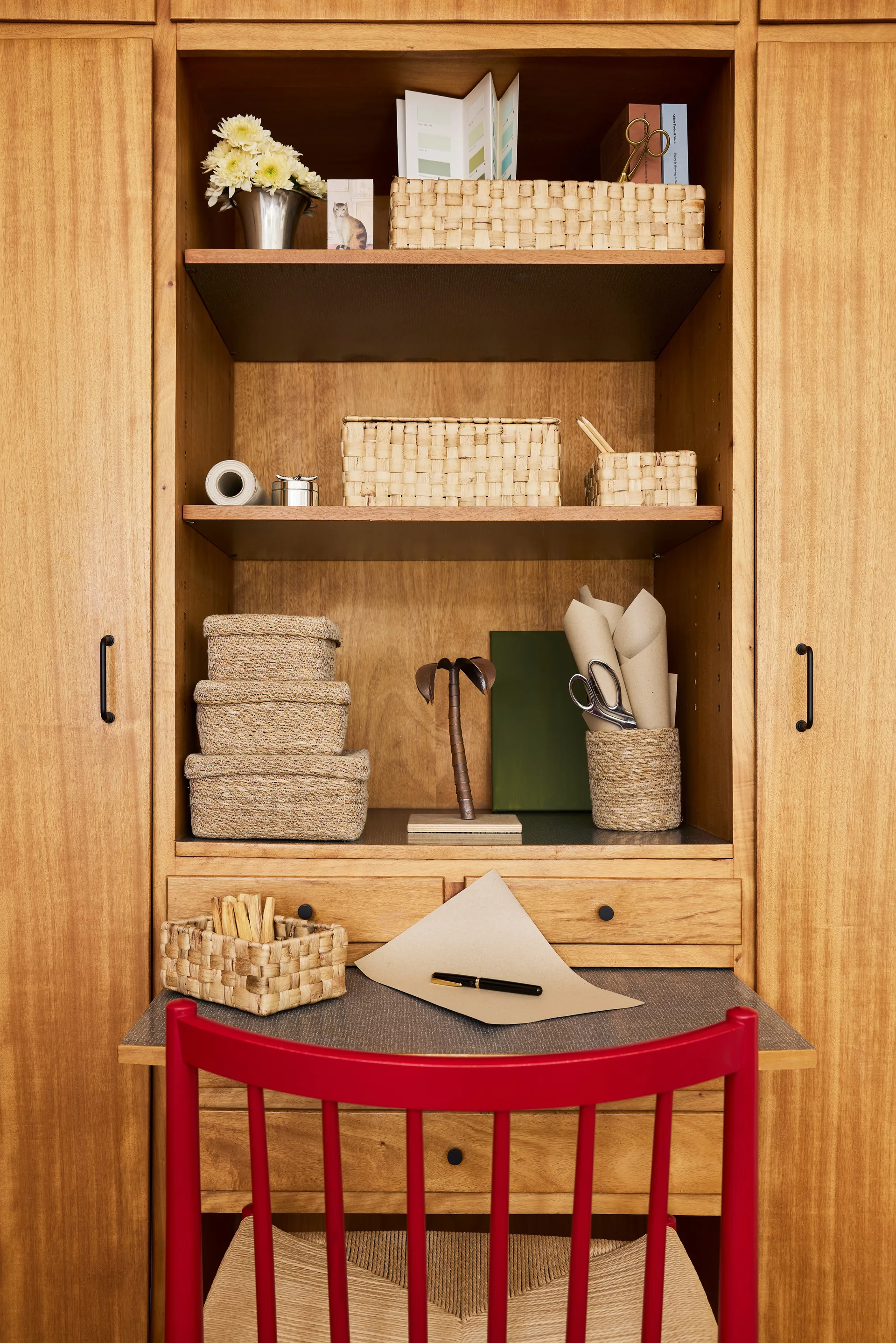 Lily caixa de arrumação panama 3 peças, Natural Dixie