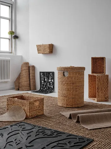 Lily cesta de armazenamento pequena 3 peças - Natural - Dixie