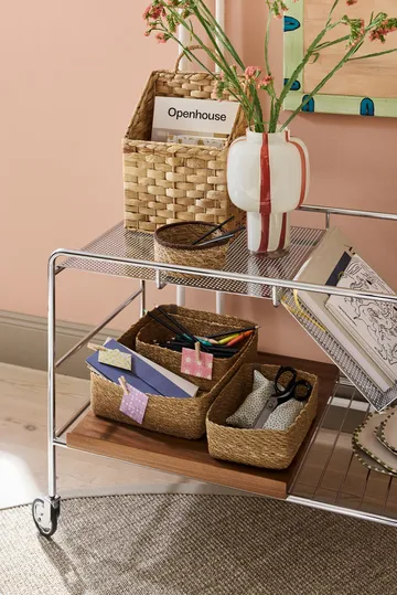 Lily cesto de parede 2 peças - Natural - Dixie