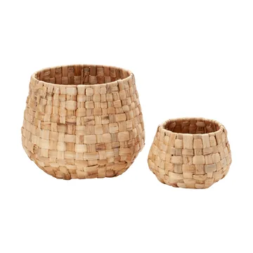 Lily vaso exterior Panamá 2 peças - Natural - Dixie