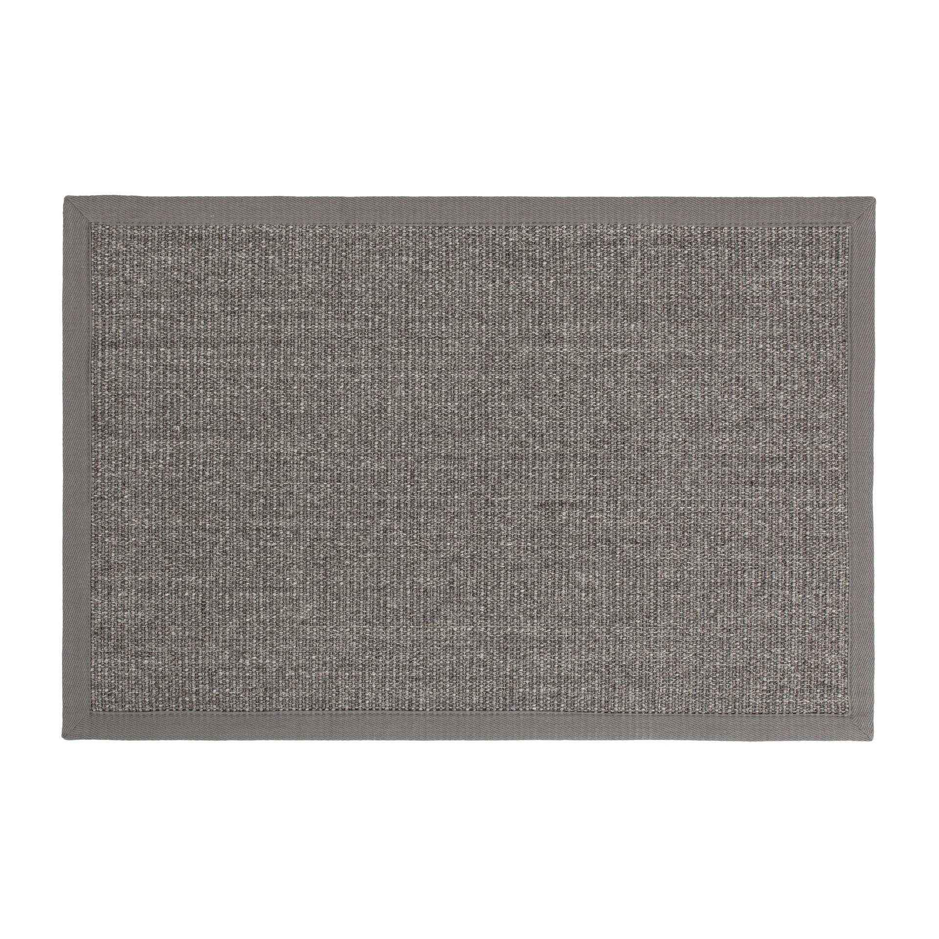 Tapete de entrada cinza Sisal , 60x90 cm Dixie