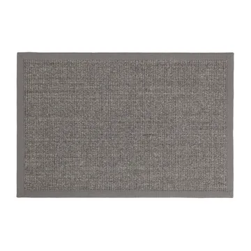 Tapete de entrada cinza Sisal  - 60x90 cm - Dixie