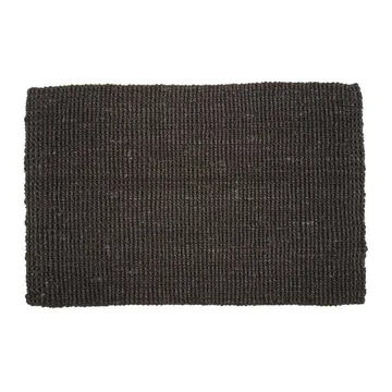 Tapete de entrada Jute preto - 60x90 cm - Dixie