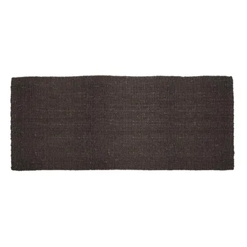 Tapete de entrada Jute preto - 80x180 cm - Dixie