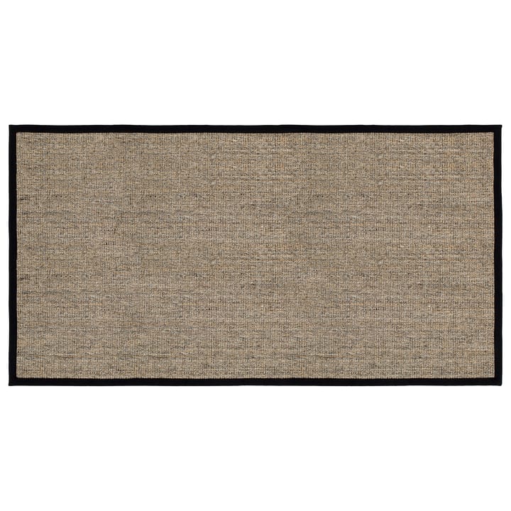 Tapete de entrada nature-black Jenny Sisal - 80x150 cm - Dixie