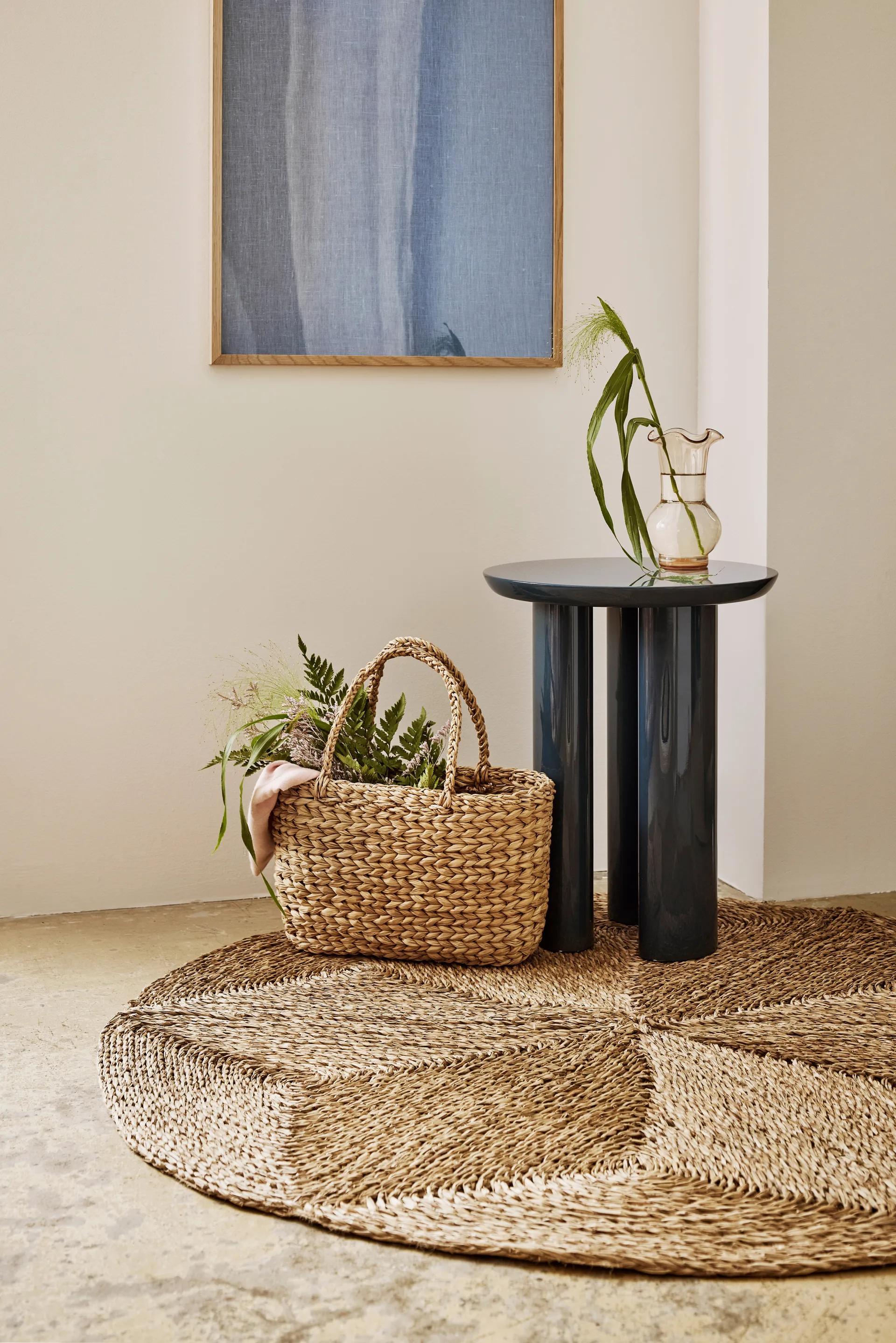 Tapete Esther Star Ø120 cm, Natural Dixie