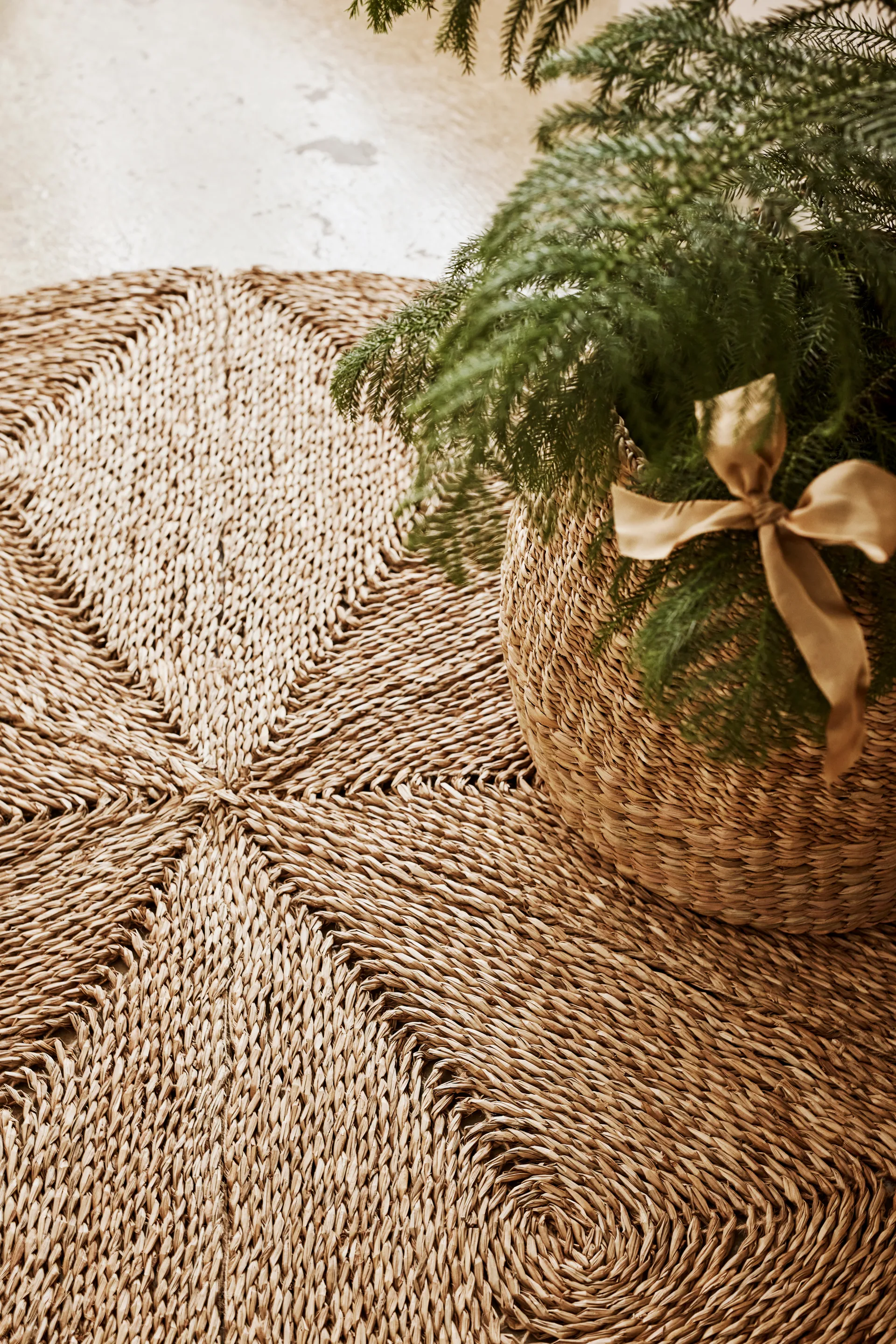 Tapete Esther Star Ø120 cm, Natural Dixie