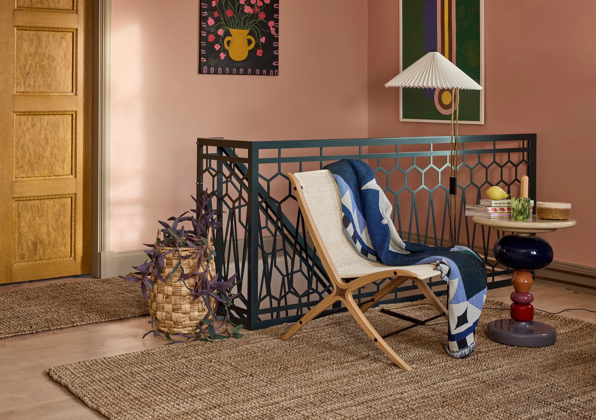 Tapete Julia, Cinzento natural, juta, 190x290 cm Dixie