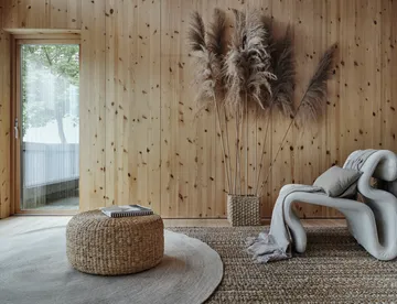 Tapete juta Ella Ø150 cm - branco-natural  - Dixie