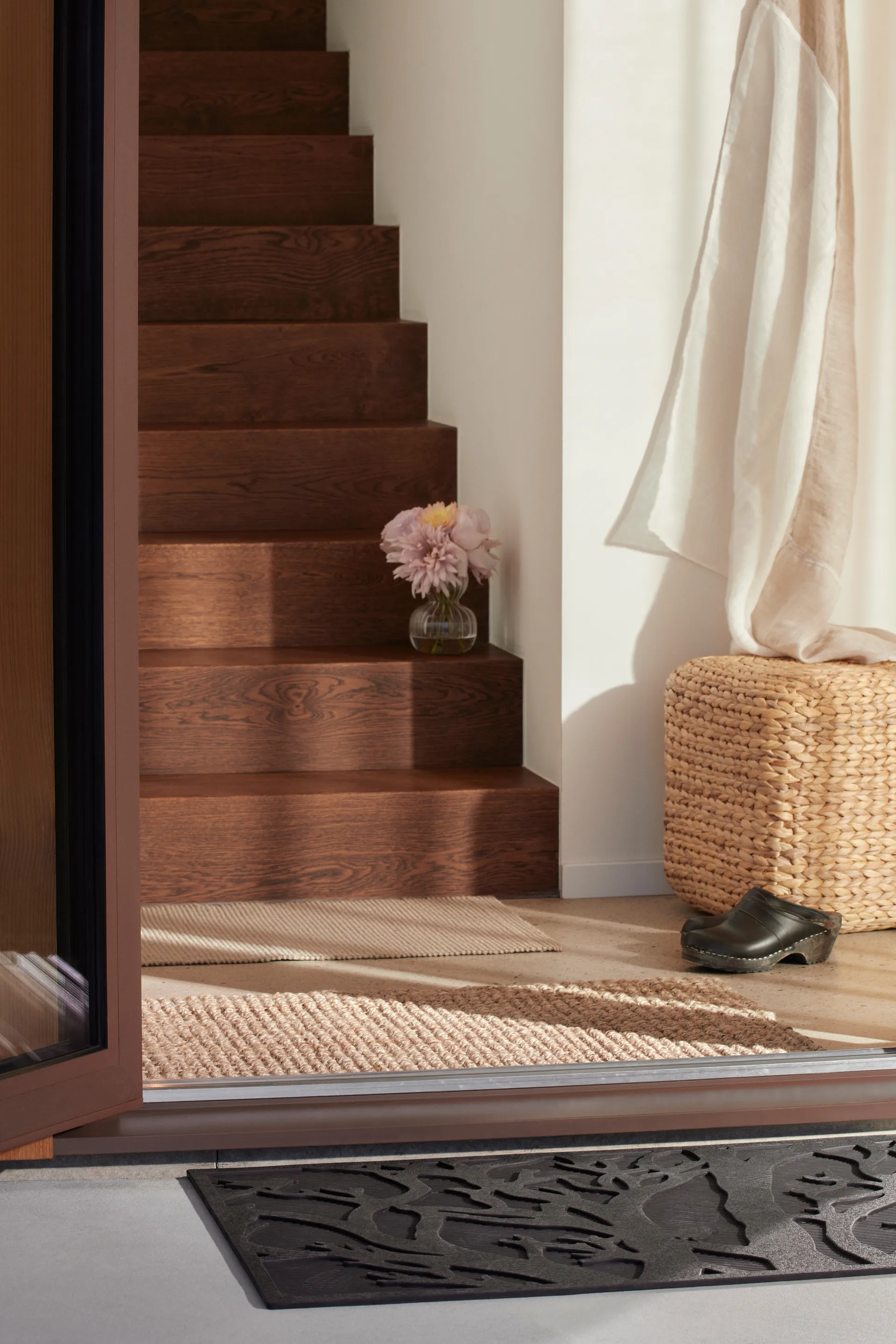 Tapete juta Fiona cinza, 45x75 cm Dixie