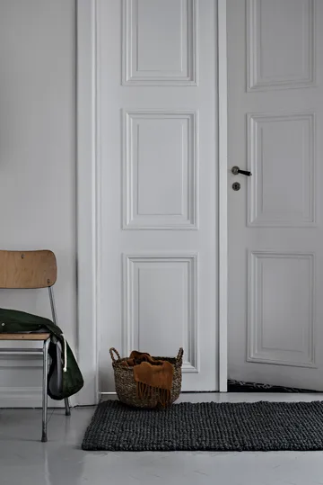 Tapete Jute cinza escuro - 70x120 cm - Dixie