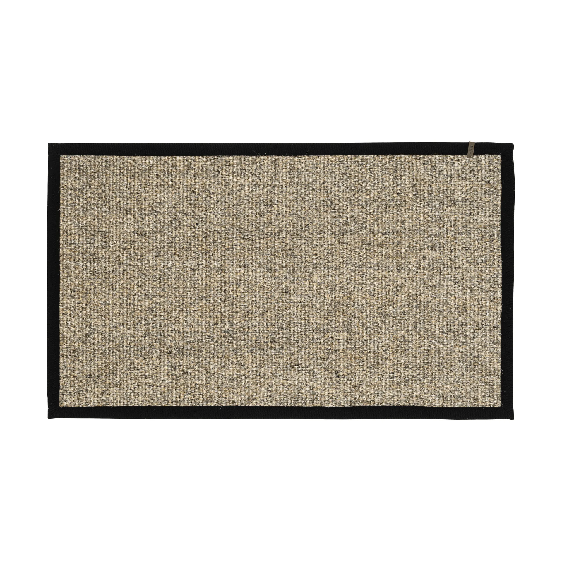 Wilma tapete de entrada com bordo, Natural, 70x120 cm Dixie