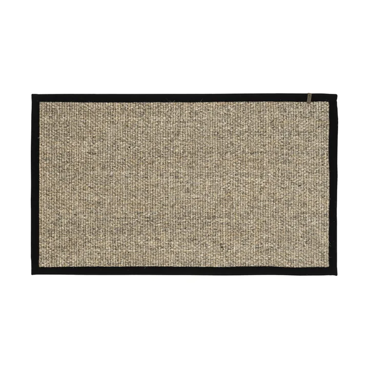 Wilma tapete de entrada com bordo - Natural, 70x120 cm - Dixie