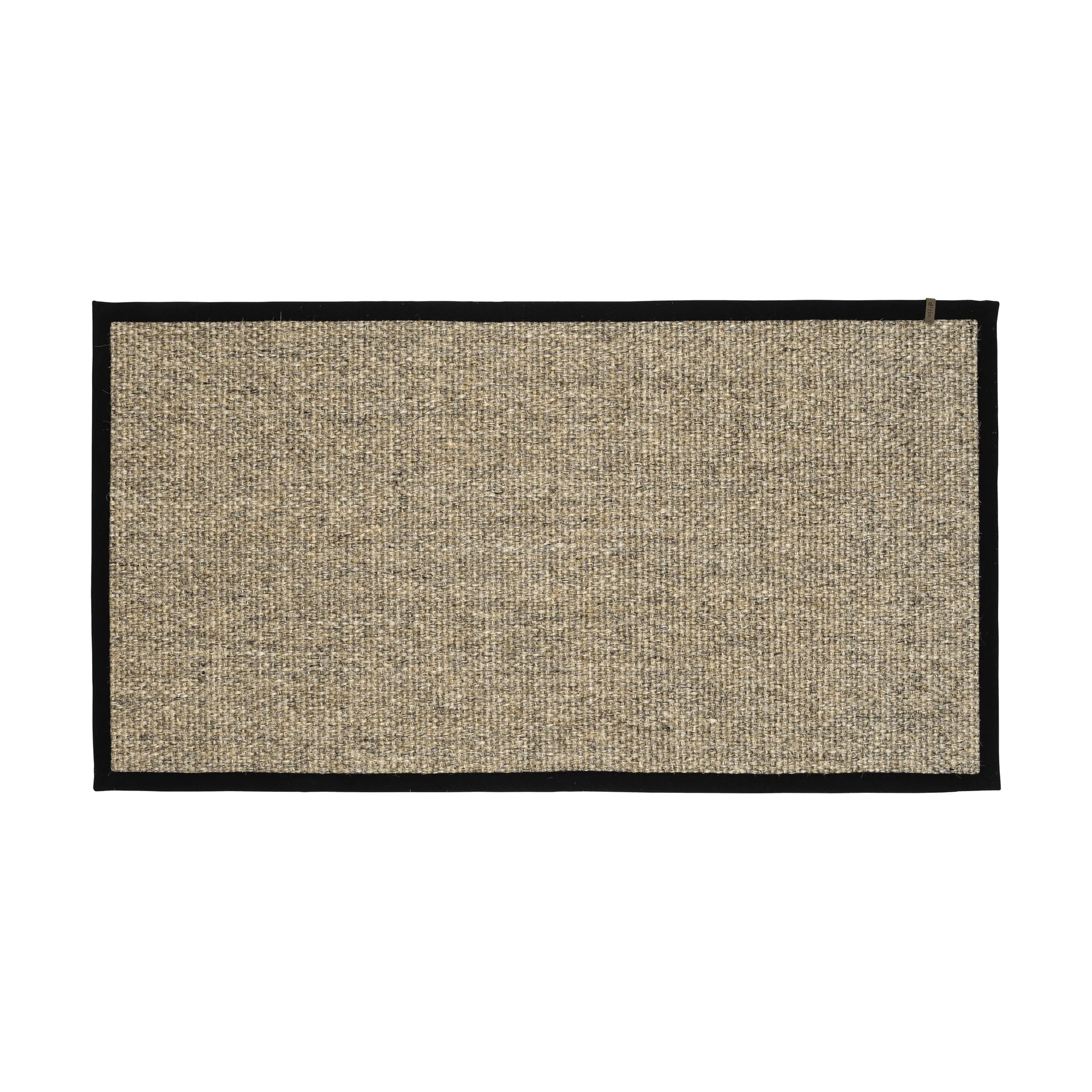 Wilma tapete de entrada com bordo, Natural, 80x150 cm Dixie