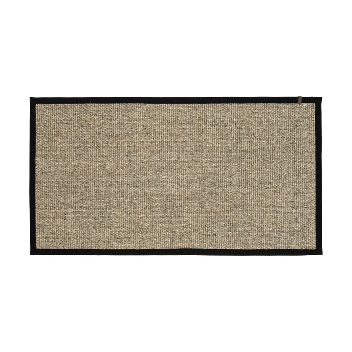 Wilma tapete de entrada com bordo - Natural, 80x150 cm - Dixie