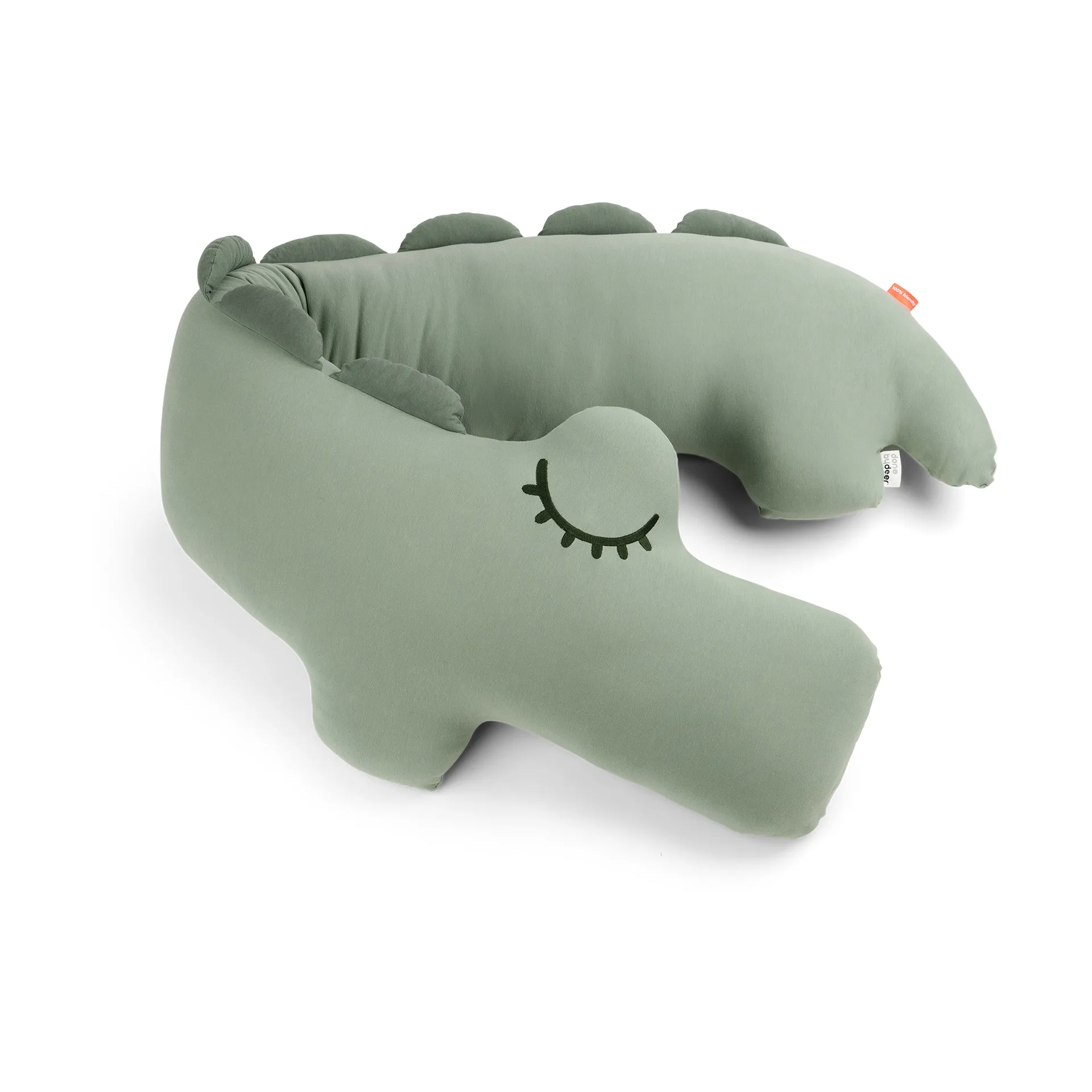 Almofada corporal Croco 36x150 cm, Green Done by deer