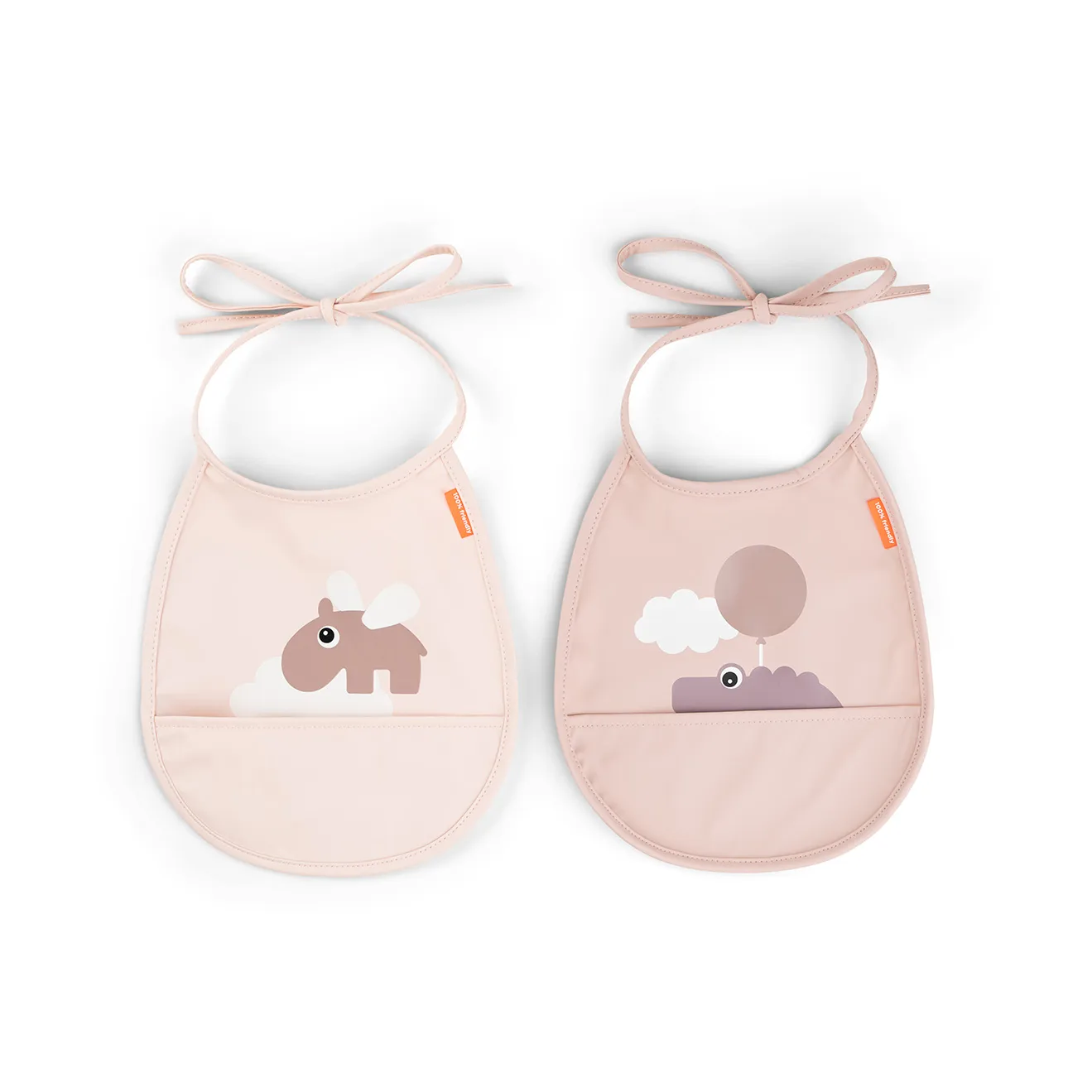 Babador Happy Clouds Tiny, 2 un., Powder Done by deer