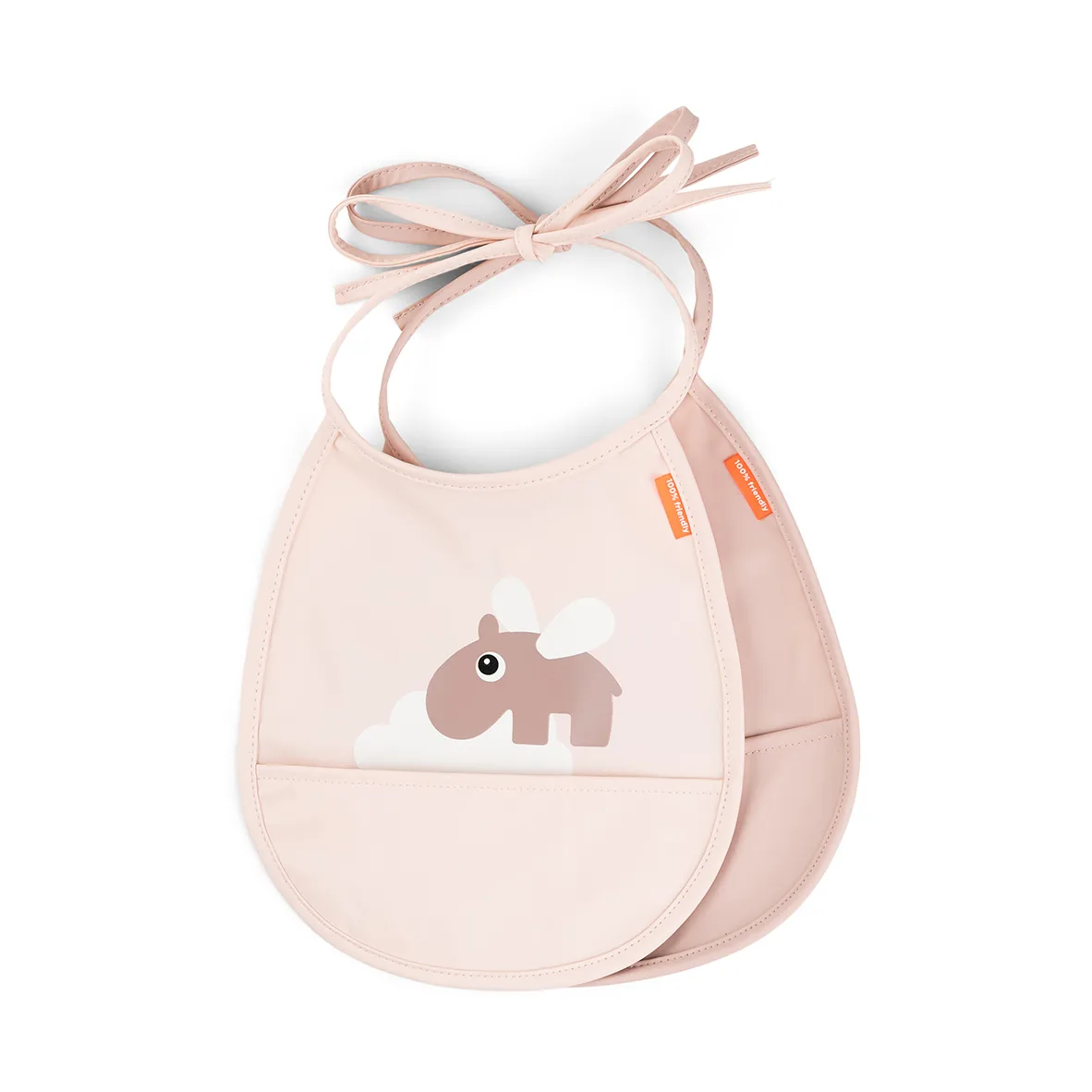 Babador Happy Clouds Tiny, 2 un., Powder Done by deer