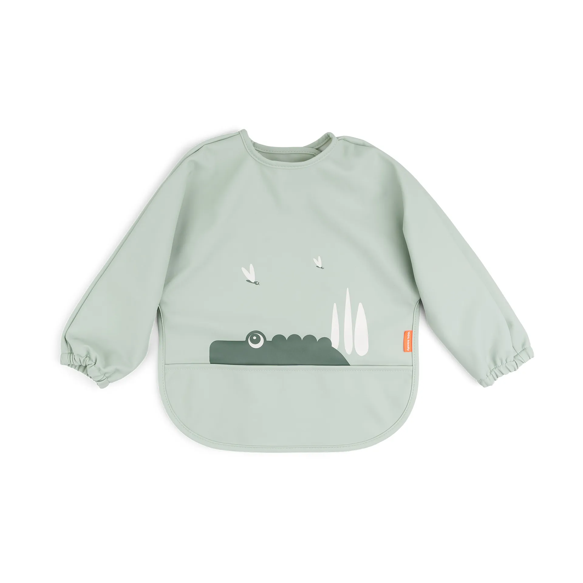 Babete com manga Croco, Green Done by deer