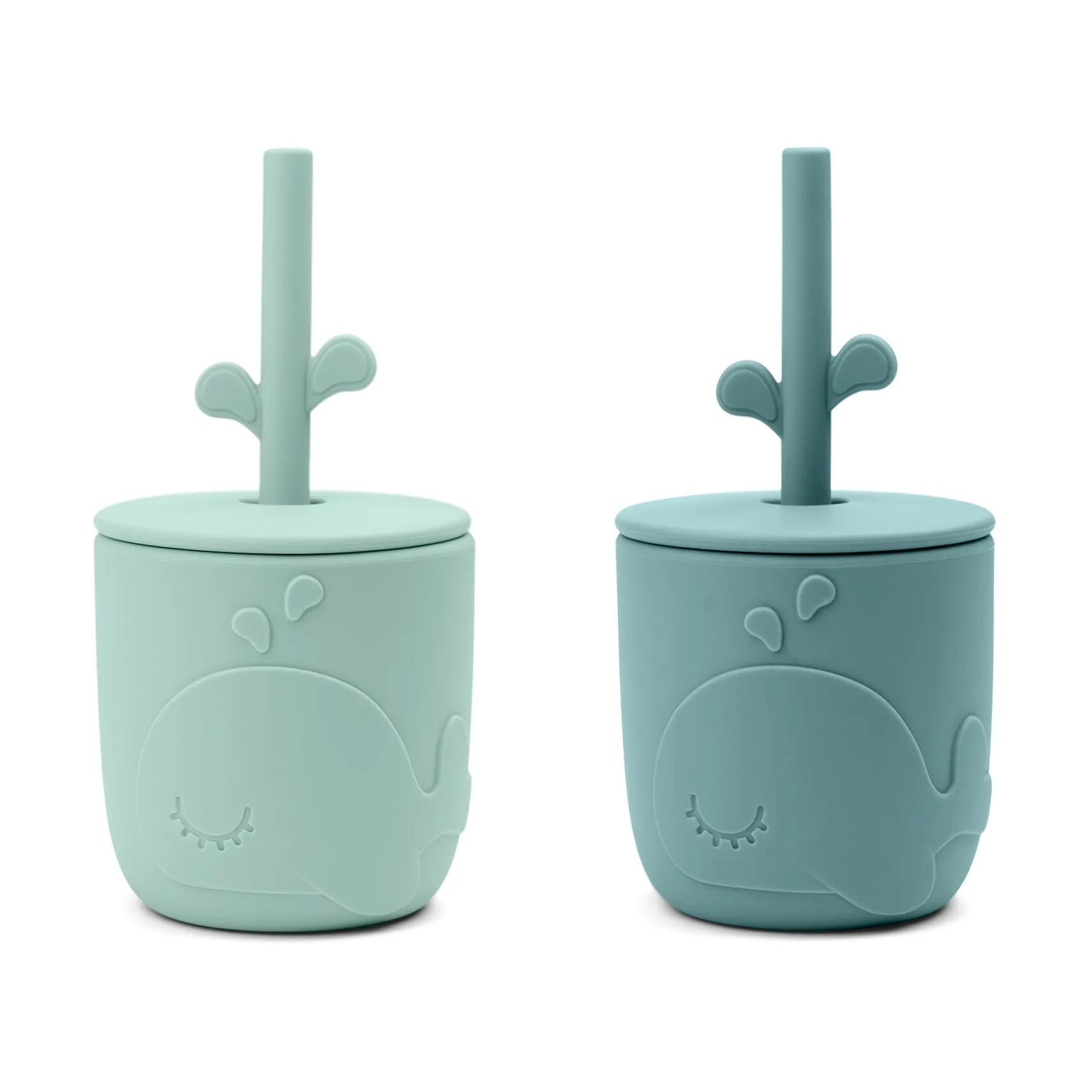 Caneca com canudo Wally peekaboo, 2 un., Blue Done by deer