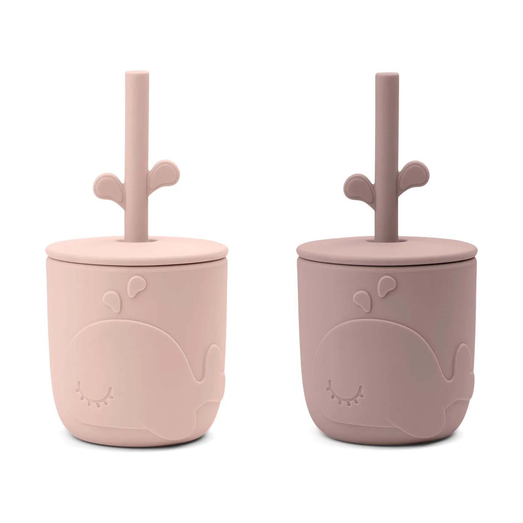 Caneca com canudo Wally peekaboo, 2 un., Powder Done by deer
