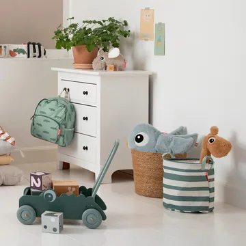Cesto de armazenamento Happy Clouds 3 peças - Green - Done by deer