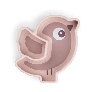 Prato infantil Birdee Stick&Stay Ø12 cm - Powder - Done by deer
