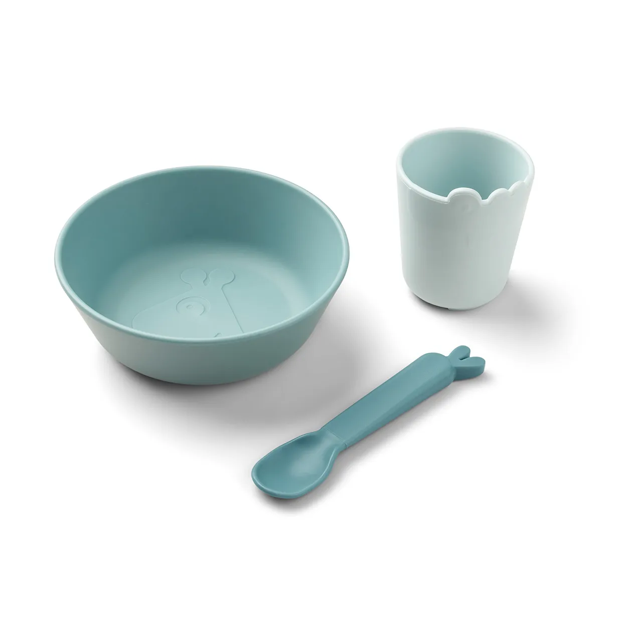 Serviço de jantar Kiddish first meal 3 peças, Blue Done by deer