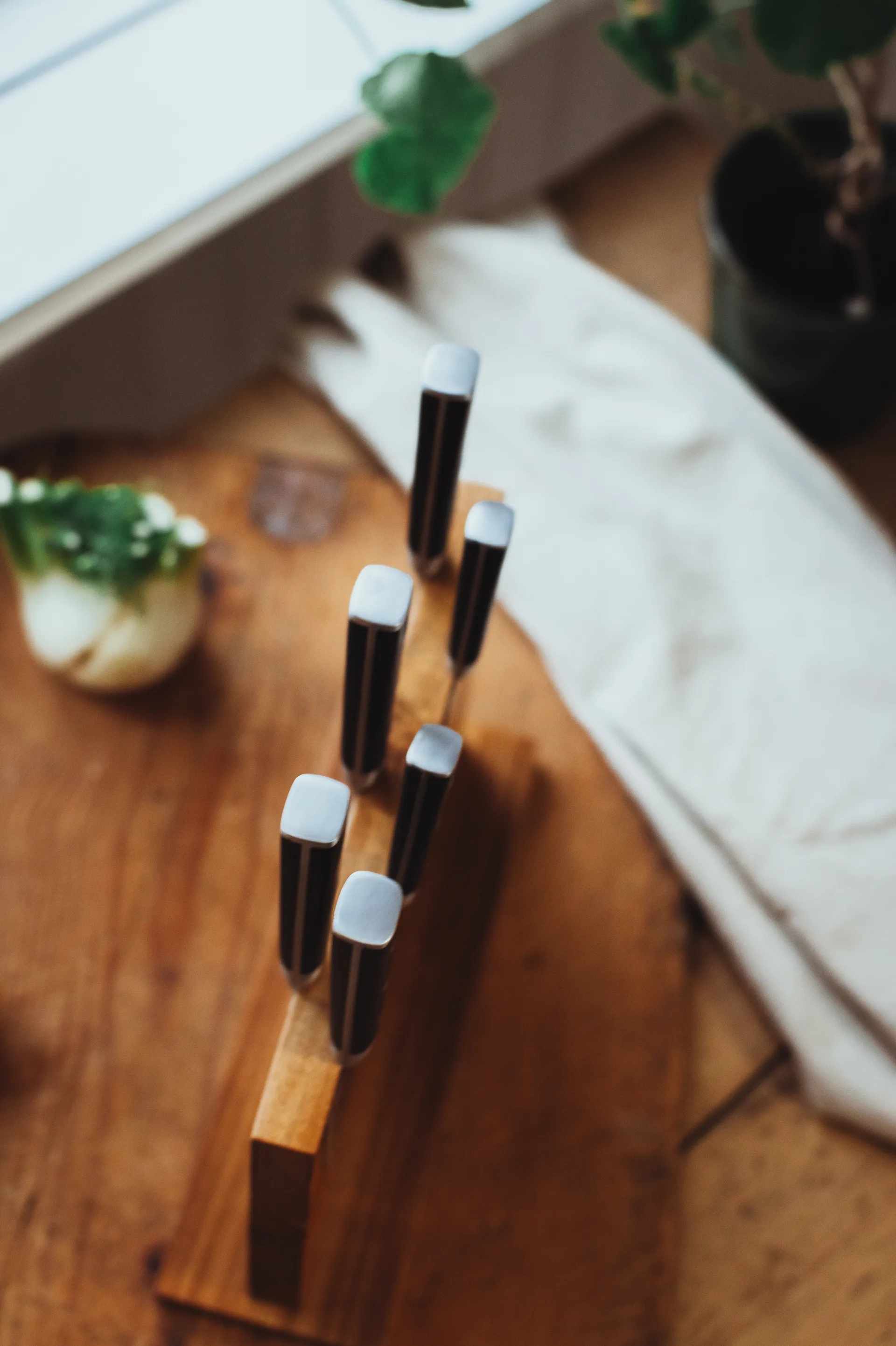 Asama faca de chef santoku 18 cm, Aço inoxidável Dorre