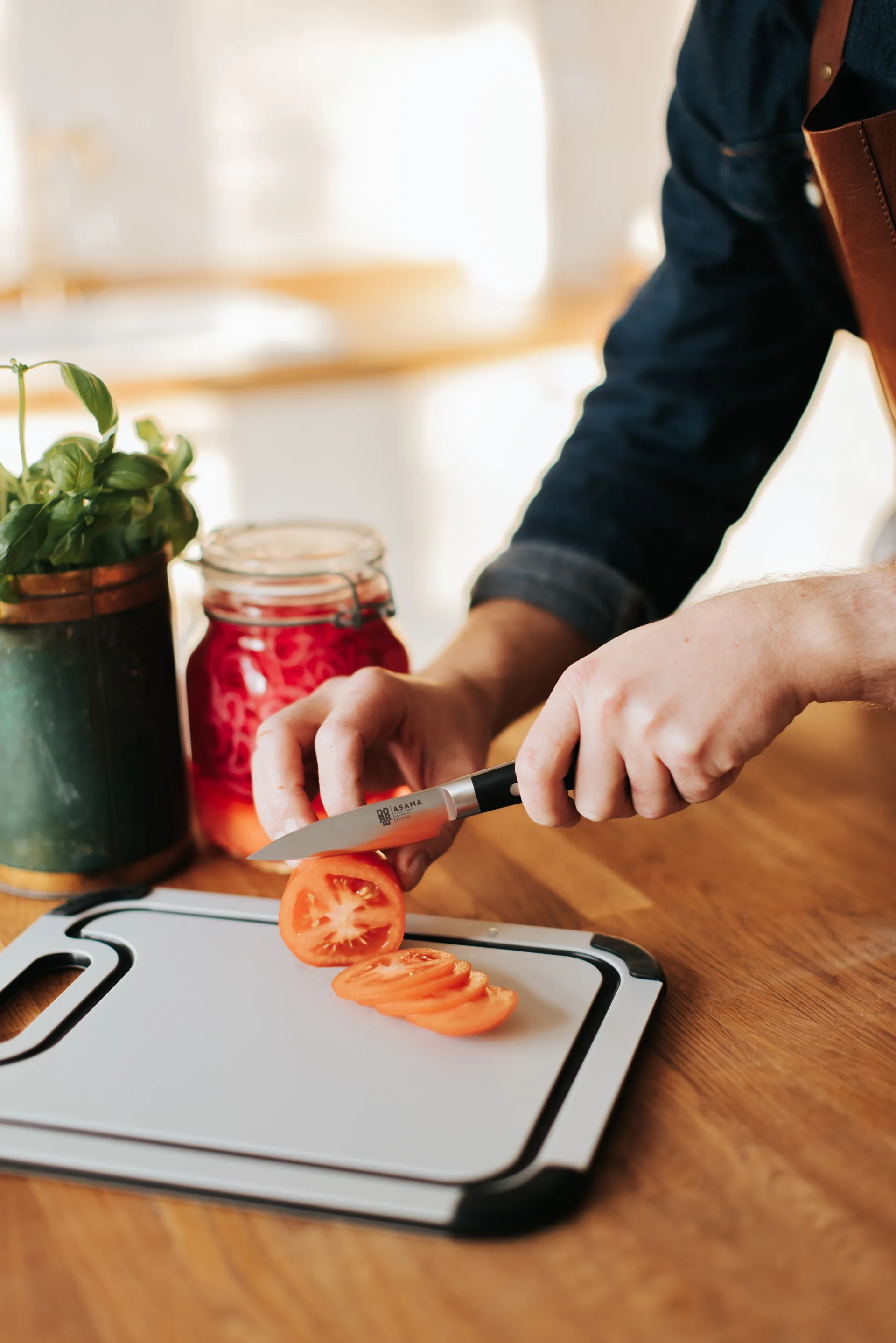 Asama faca de descascar 8 cm, Aço inoxidável Dorre