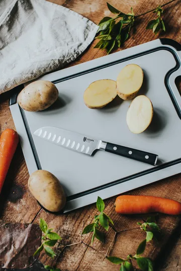 Asama faca Santoku 13 cm - Puxador preto - Dorre