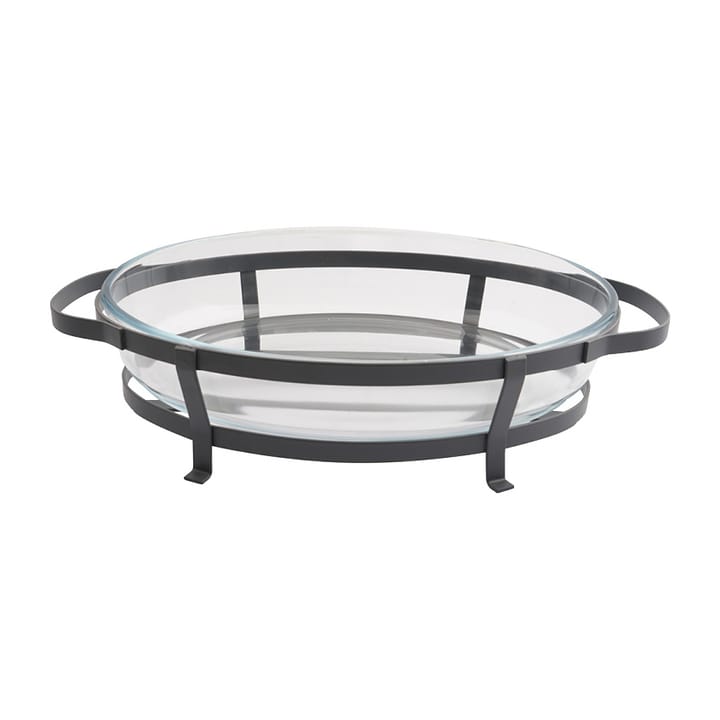 Assadeira de vidro com suporte Grace , 2 L Dorre