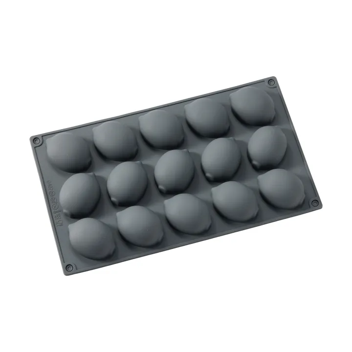Beck forma de bolo - Cinza, limão, silicone, 15 un. - Dorre
