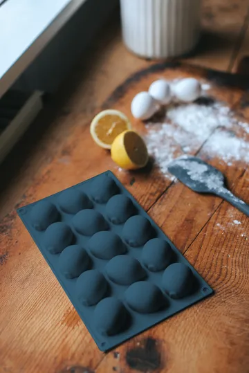 Beck forma de bolo - Cinza, limão, silicone, 15 un. - Dorre