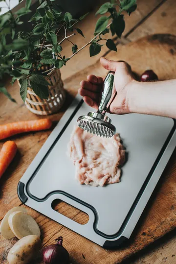 Birdie martelo de carne reversível 14,5x8,3x8,3 cm - Aço inoxidável - Dorre