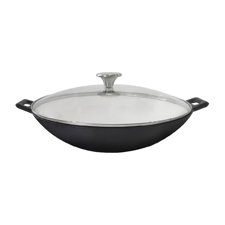 Caçarola buffet com tampa de vidro Betsy 3 L - Preto  - Dorre