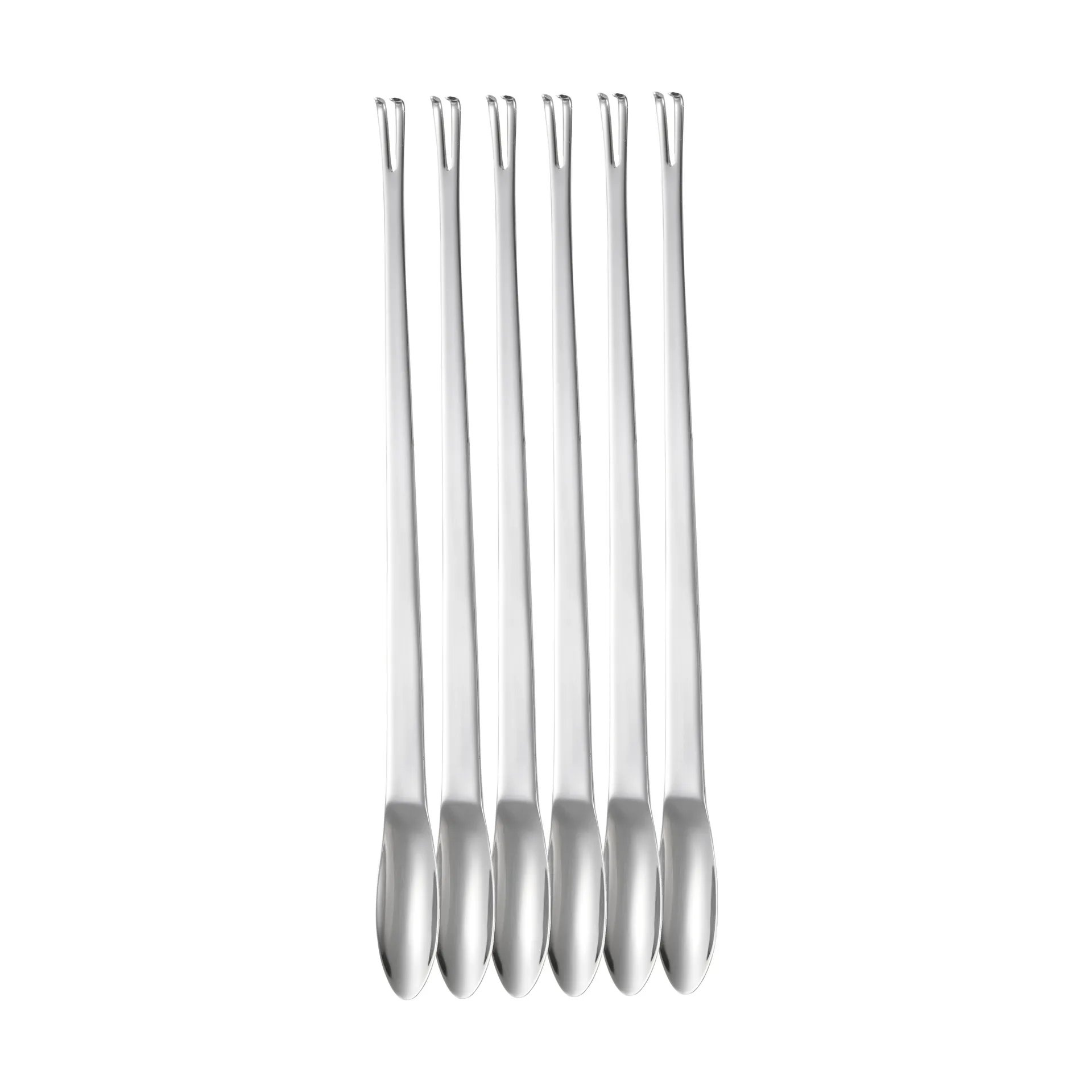 Clássico garfo de marisco, Aço inoxidável, conjunto de 6, 24,5 cm Dorre