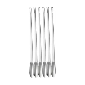 Clássico garfo de marisco - Aço inoxidável, conjunto de 6, 24,5 cm - Dorre