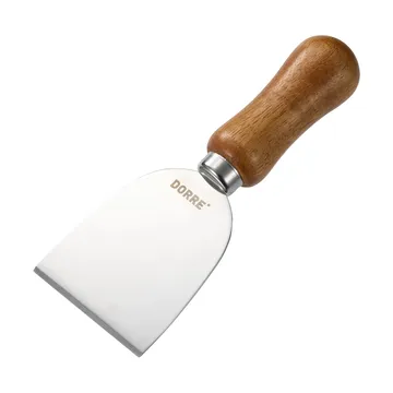 Conjunto de facas de queijo Olva - Madeira de acácia, aço inoxidável, 3 peças, 13 cm - Dorre