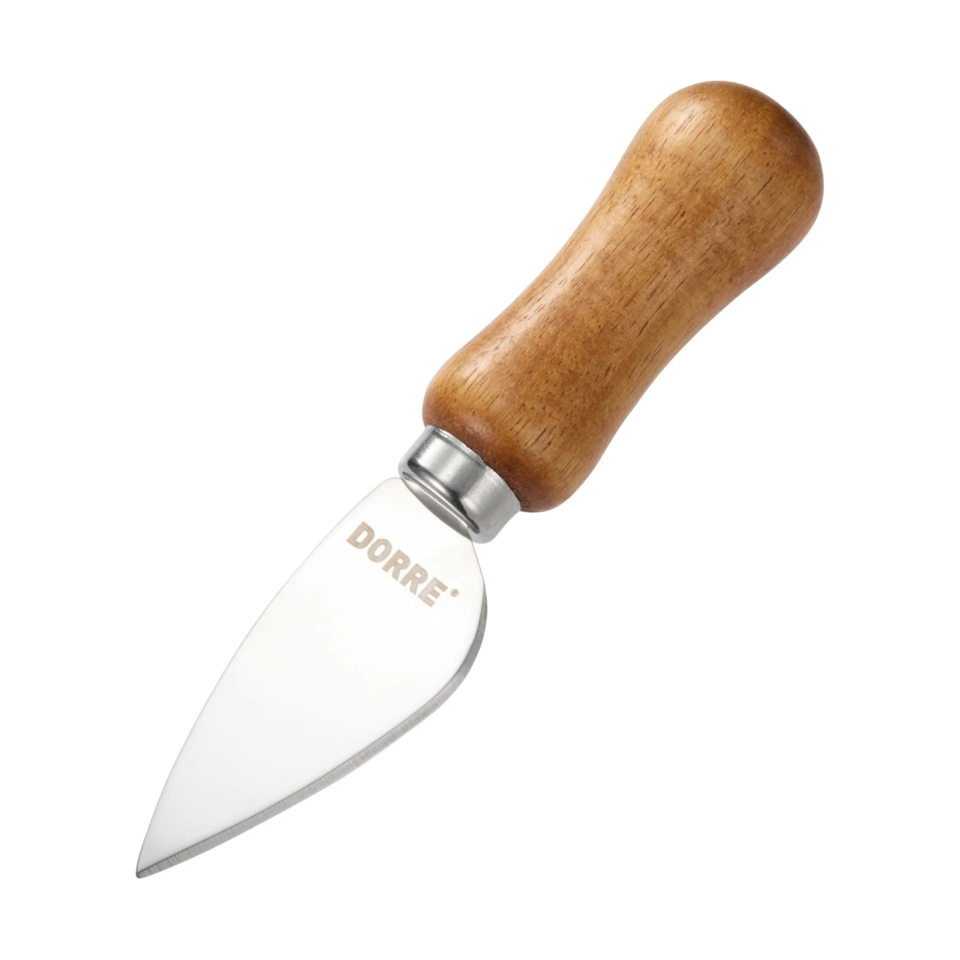 Conjunto de facas de queijo Olva, Madeira de acácia, aço inoxidável, 3 peças, 13 cm Dorre