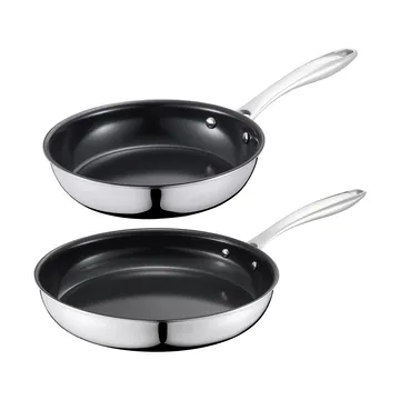 Conjunto de frigideiras Trivence - Revestimento cerâmico, 3-ply, 2 peças - Dorre