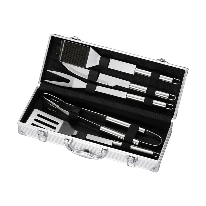 Conjunto de grelha BBQ - Aço inoxidável, 5 peças, caixa de presente - Dorre
