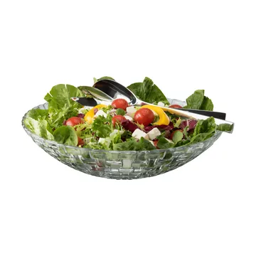 Conjunto de taças de salada Glitter - Vidro-aço inoxidável, 3 peças - Dorre