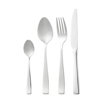 Conjunto de talheres Freja em aço inoxidável - 24 peças - Dorre
